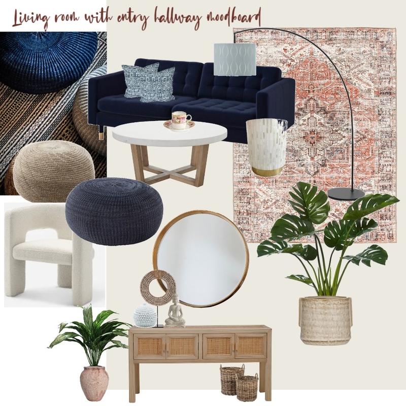 Living room with entry hallway moodboard Mood Board by Millisrmvsk on Style Sourcebook