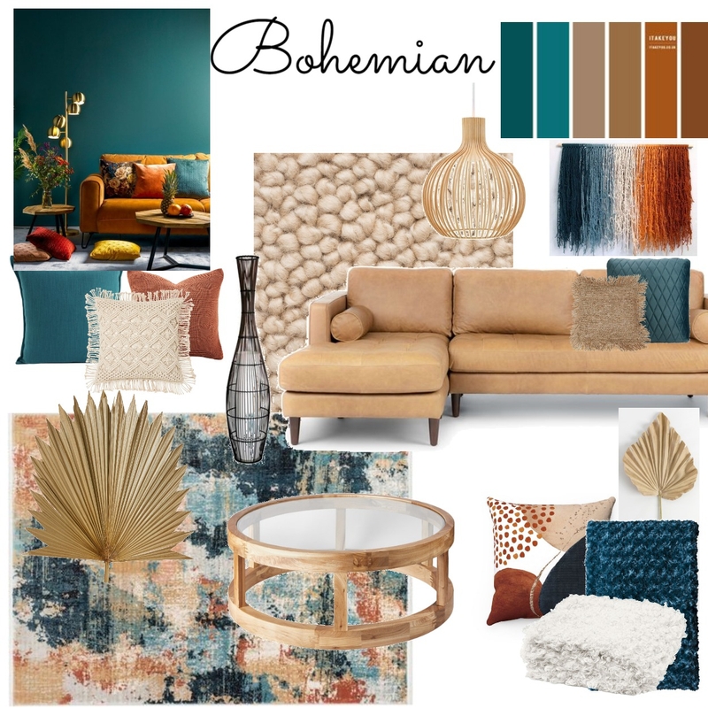 Bohemian Mood board Module 3 Mood Board by DMountain on Style Sourcebook