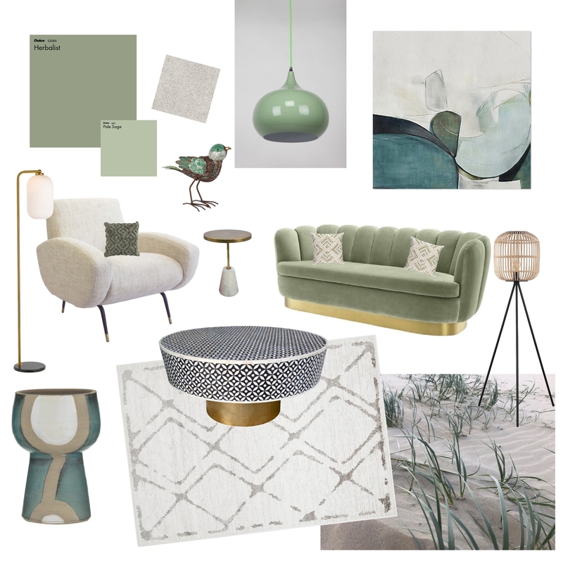 Vintage/ modern Beach Grass Mood Board by Samantha_Ane on Style Sourcebook