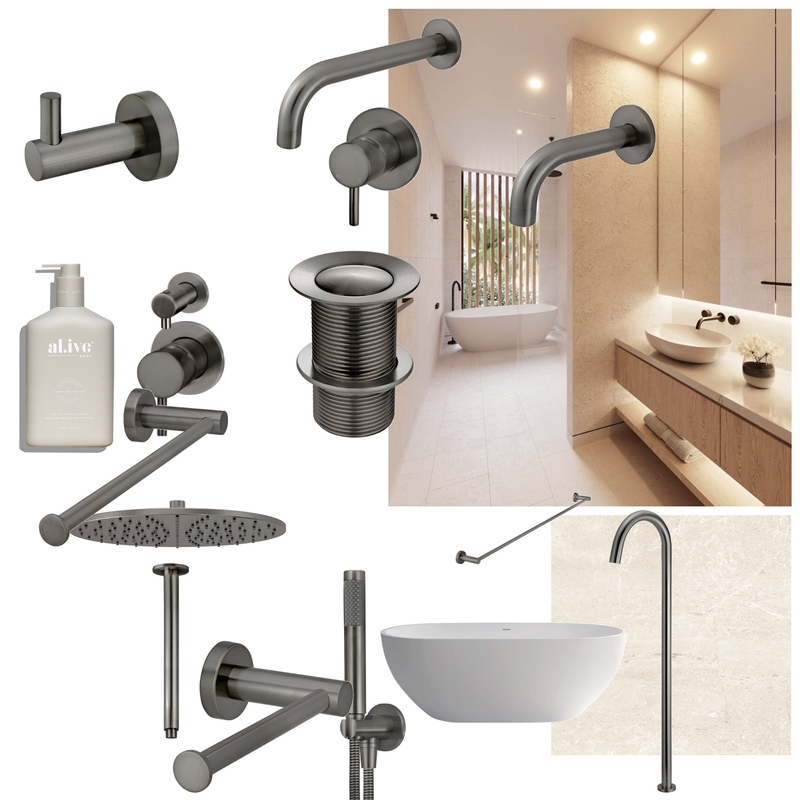 IDO 2: Bathroom Design-Activity 3 Mood Board by Jennifer Kapur on Style Sourcebook