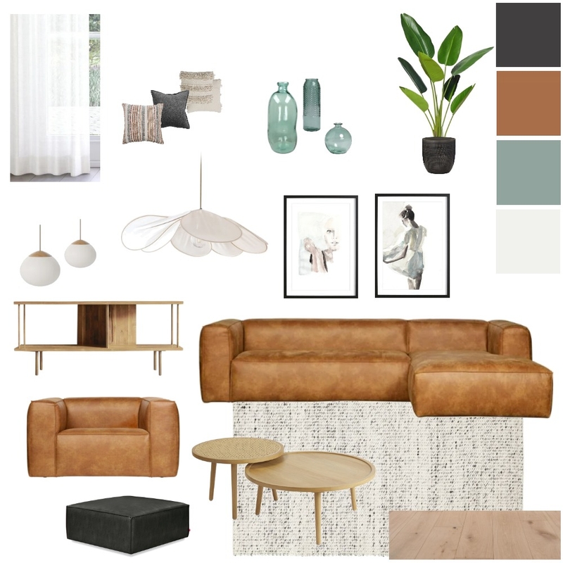 Module 9 - Living Room alternative Mood Board by Svea Deutsch on Style Sourcebook