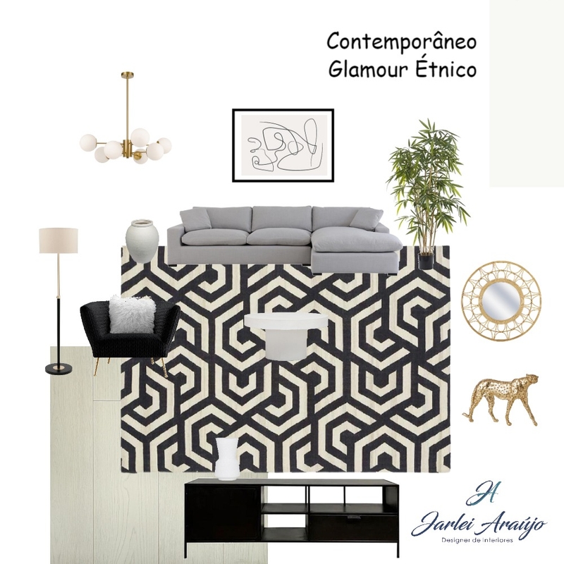 Contemporâneo Glamour Étnico Mood Board by jarlei.araujodi on Style Sourcebook