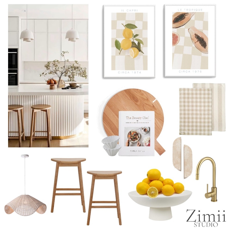 Neutral Kitchen Mood Board by Zimii Studio on Style Sourcebook