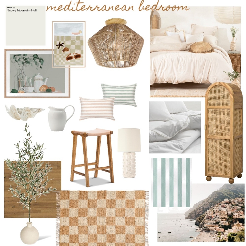 Mediterranean bedroom Mood Board by Giacomo on Style Sourcebook