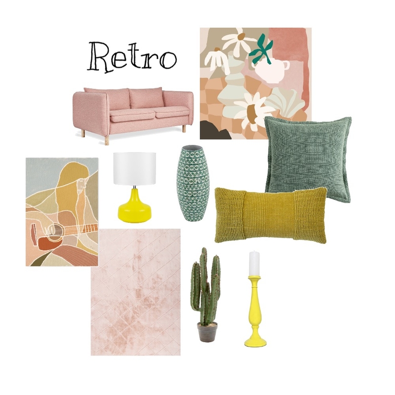 Retro Mood Board by Jessemilywill on Style Sourcebook