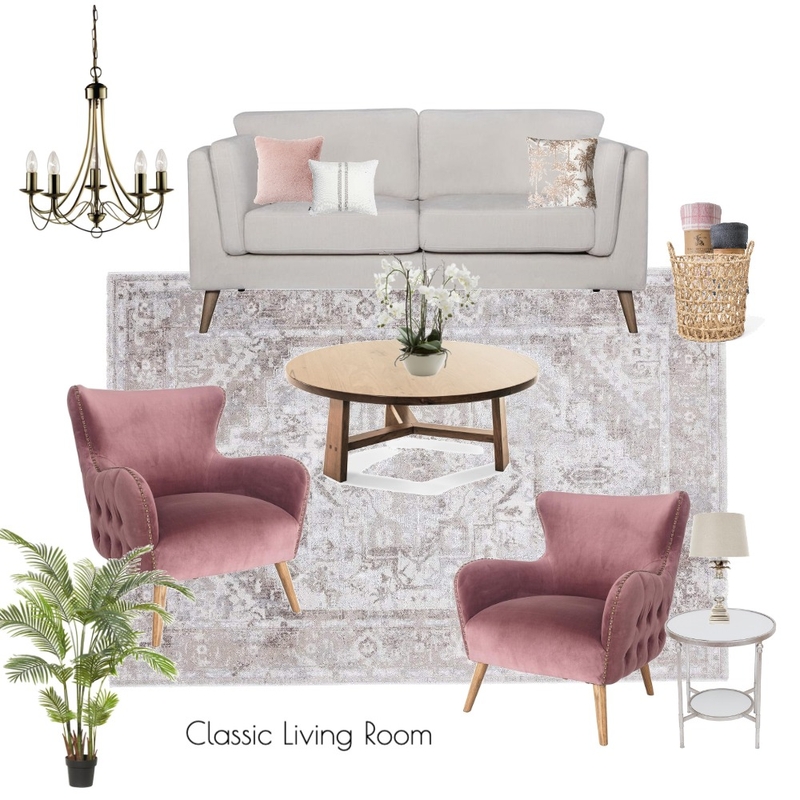 Classic Living Room Mood Board by darralyn@thecalminterior.com.au on Style Sourcebook