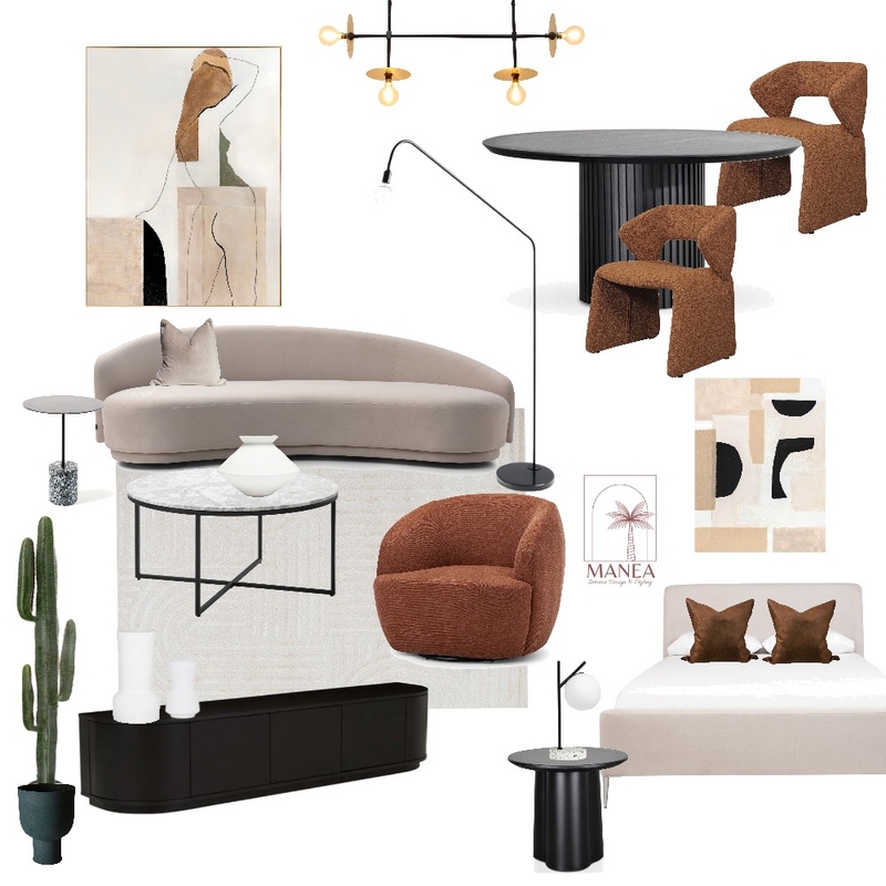 Minimalist home Mood Board by Manea Interior Design & Styling on Style Sourcebook