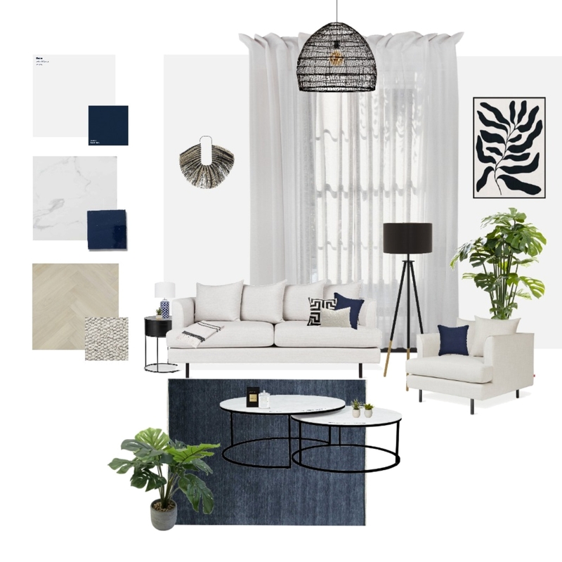 Blue Living room not linked Mood Board by krystenrock on Style Sourcebook