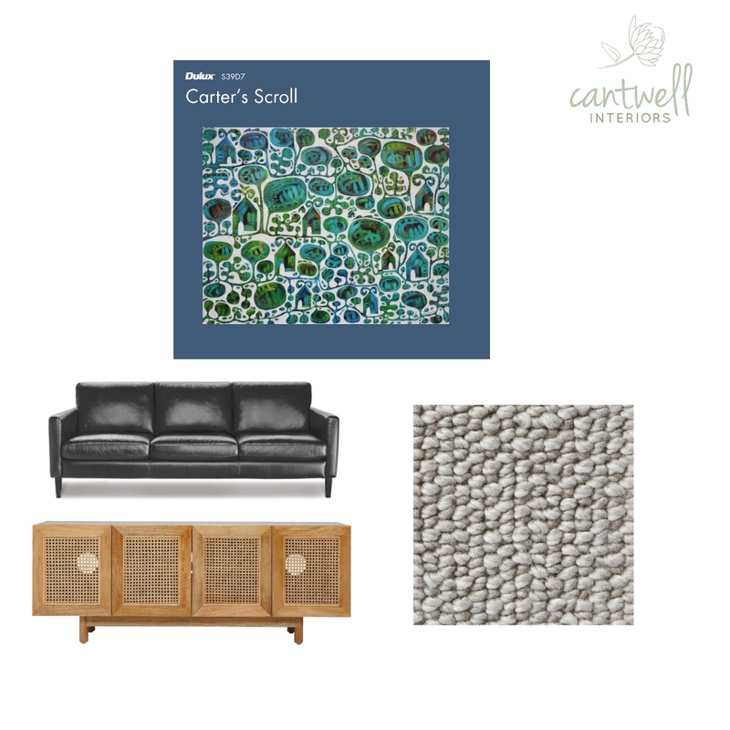 Modern Farmhouse Lounge Mood Board by Cantwell Interiors on Style Sourcebook