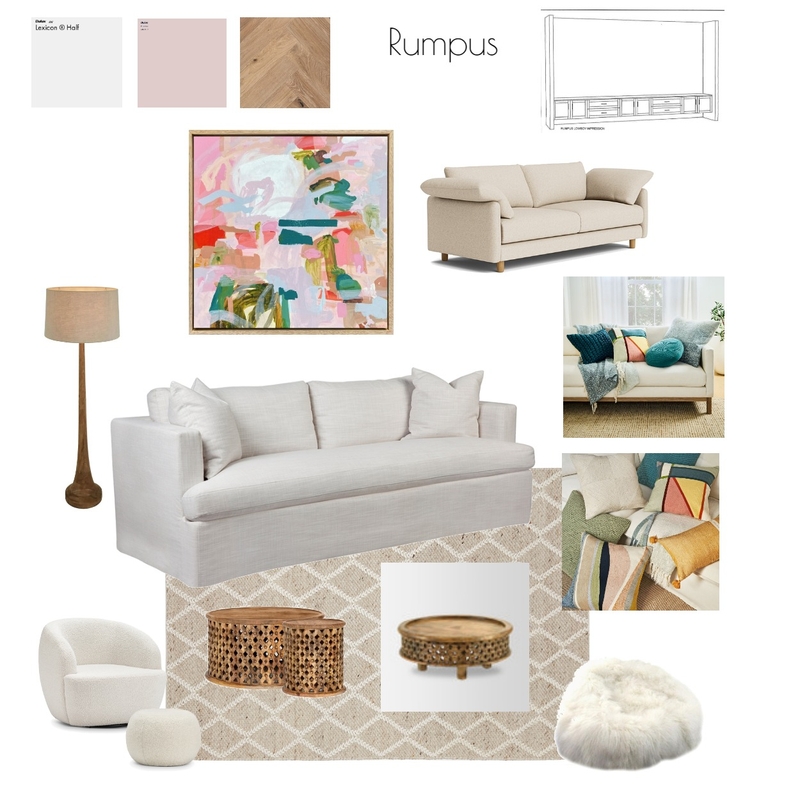 Rumpus Room Mood Board by blackmortar on Style Sourcebook