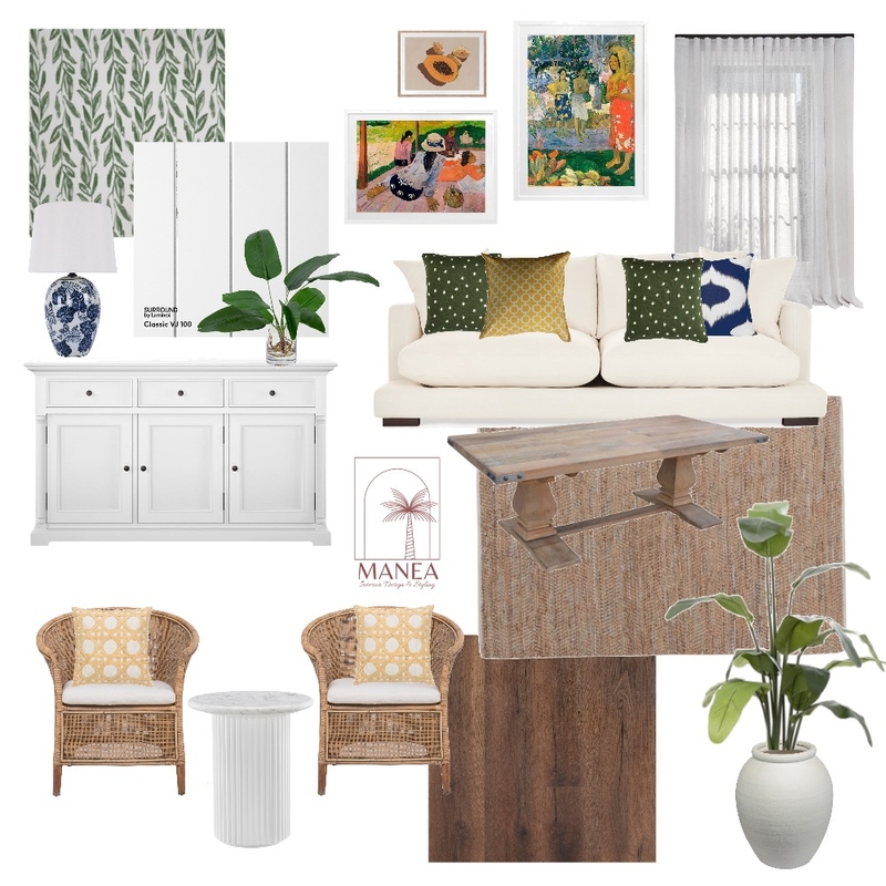 Hamptons with Colour Mood Board by Manea Interior Design & Styling on Style Sourcebook