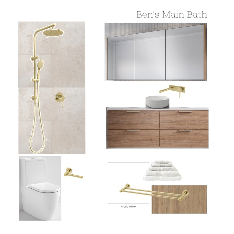 Ben's Main Bath Mood Board by gracemeek on Style Sourcebook