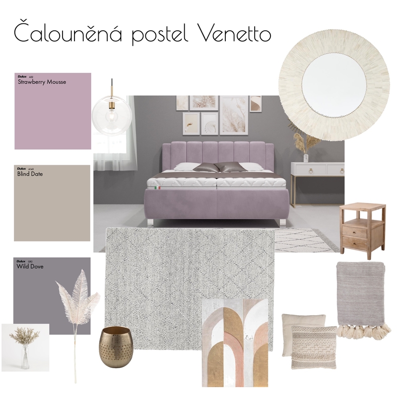 Manželská postel Venetto Mood Board by veronika.mozna on Style Sourcebook