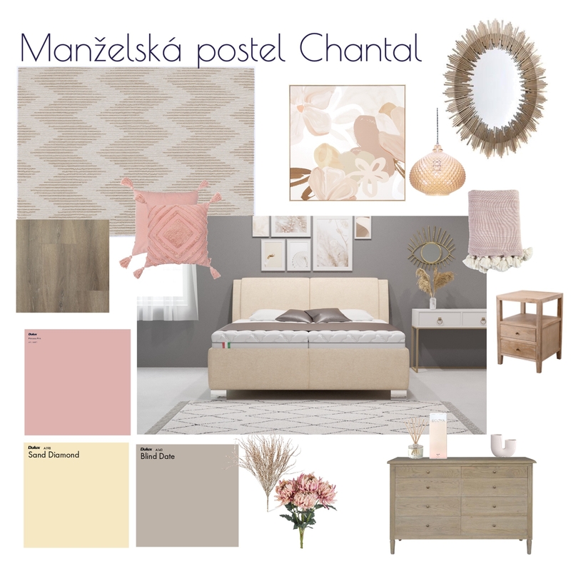 Manželská postel Chantal Mood Board by veronika.mozna on Style Sourcebook