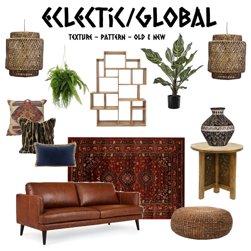 Eclectic/Global mood board Mood Board by CarolineB83 on Style Sourcebook