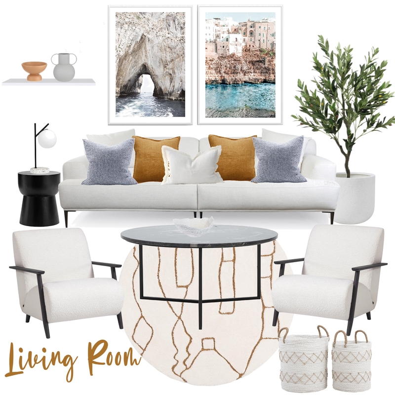 LIVING ROOM HOME STAGING Mood Board by Mood Indigo Styling on Style Sourcebook