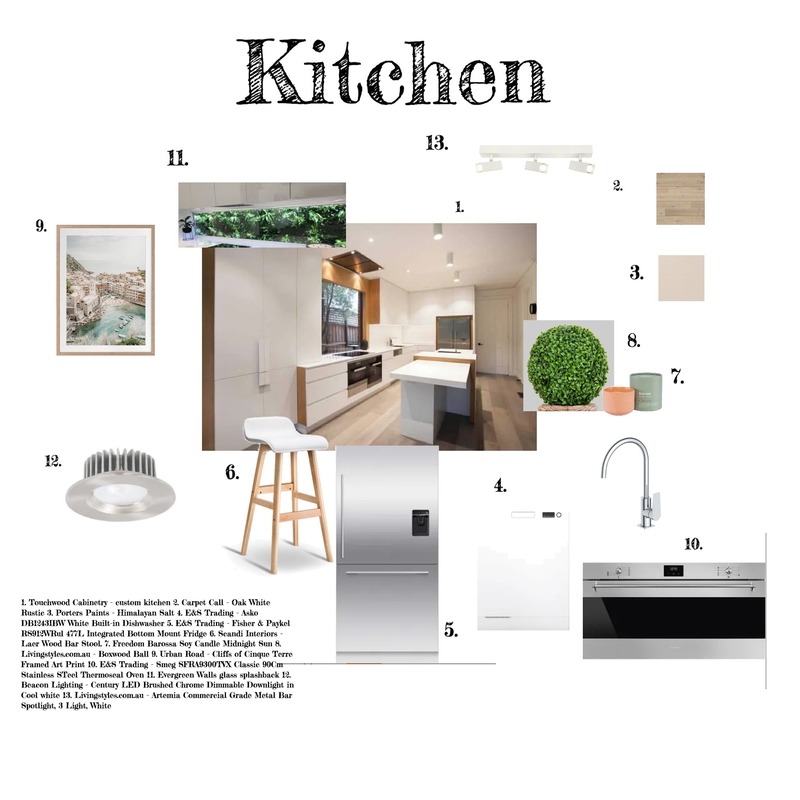 Kitchen Mood Board Mood Board by Anna Murphy on Style Sourcebook