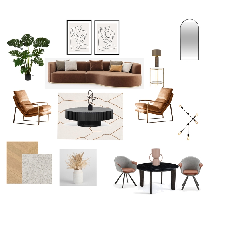 contemporary living room Mood Board by VICTORIA C on Style Sourcebook