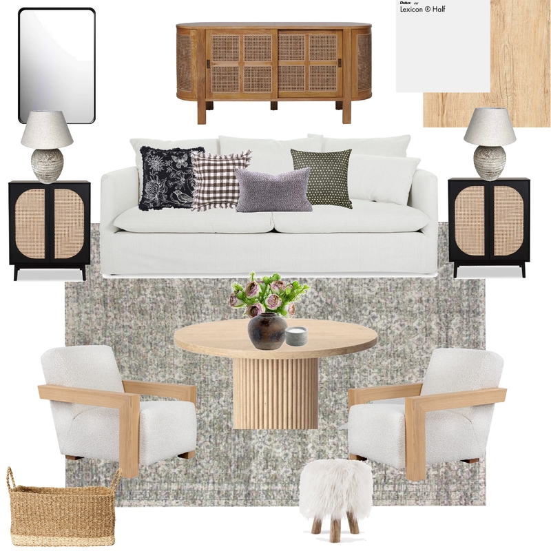 Living Room Mood Board by laurenlongaphy on Style Sourcebook