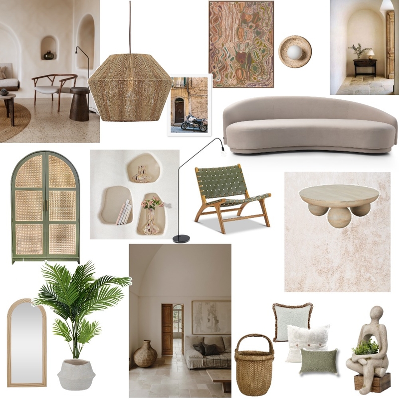 Modern Mediterranean Mood Board by Sonu on Style Sourcebook