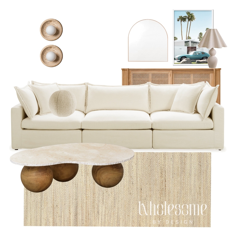 Living Room | March 2023 Mood Board by Wholesome by Design on Style Sourcebook