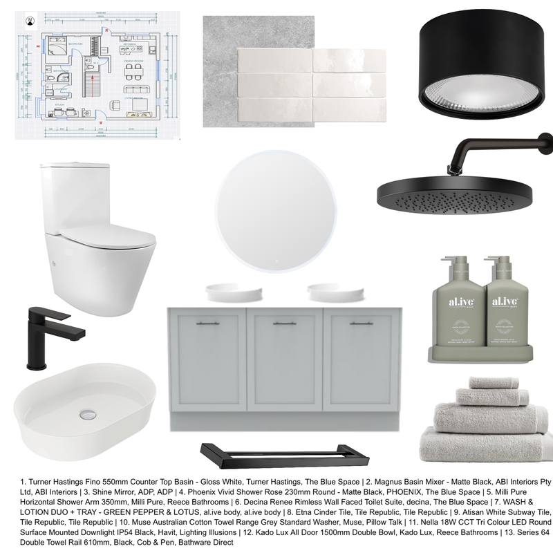 Bathroom 9 Mood Board by Nicole Ross on Style Sourcebook