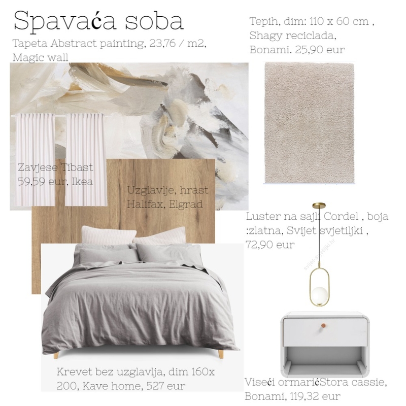 spavaća soba Mood Board by acikovic on Style Sourcebook