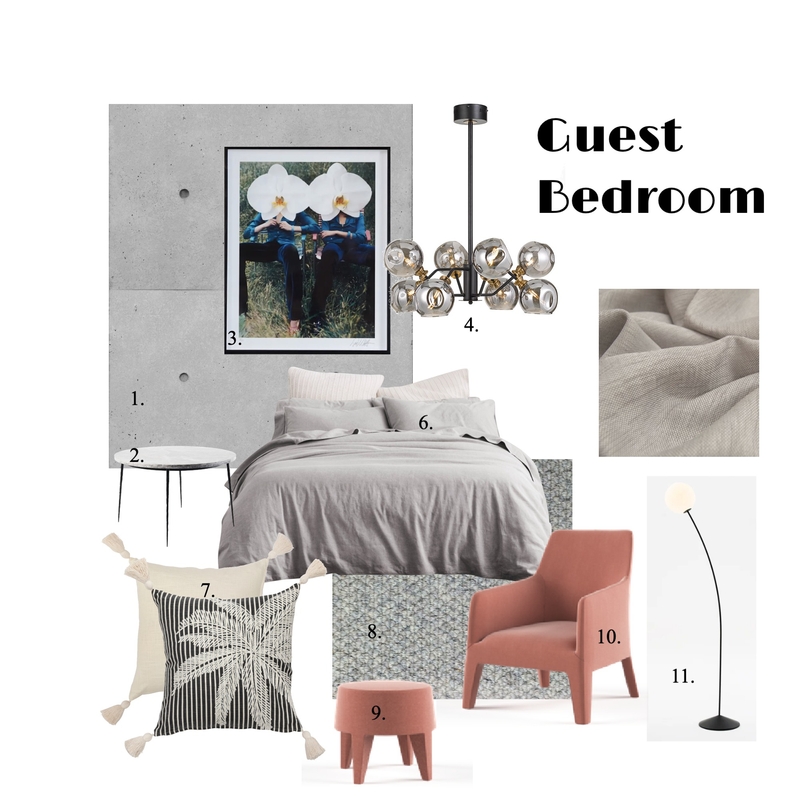 Guest bedroom by April Mood Board by JIE on Style Sourcebook