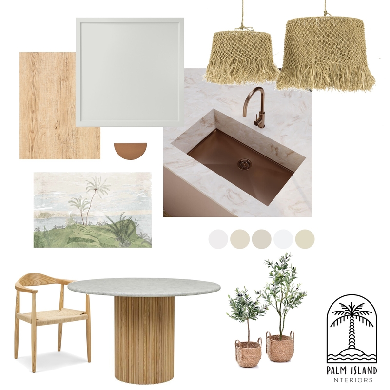 Coastal Kitchen Mood Board by Palm Island Interiors on Style Sourcebook