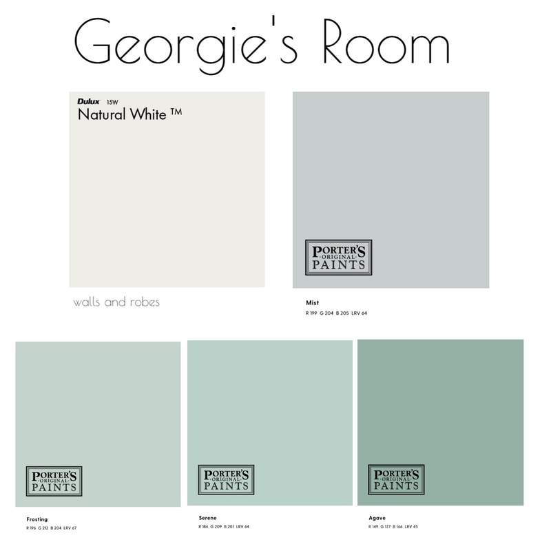 Georgie's painting options Mood Board by Huug on Style Sourcebook