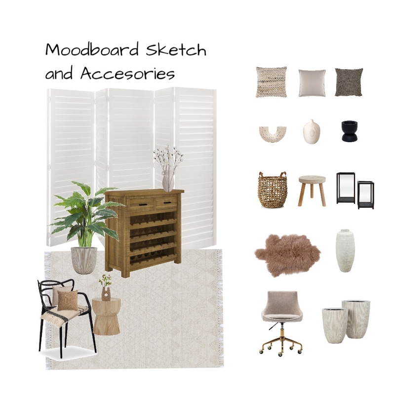 Japandi Studio Style Ronee Mood Board by Karla19 on Style Sourcebook