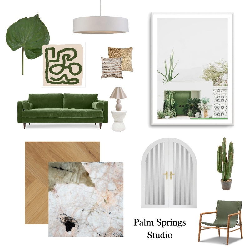 Palm Springs Studio Mood Board by Ciara Kelly on Style Sourcebook