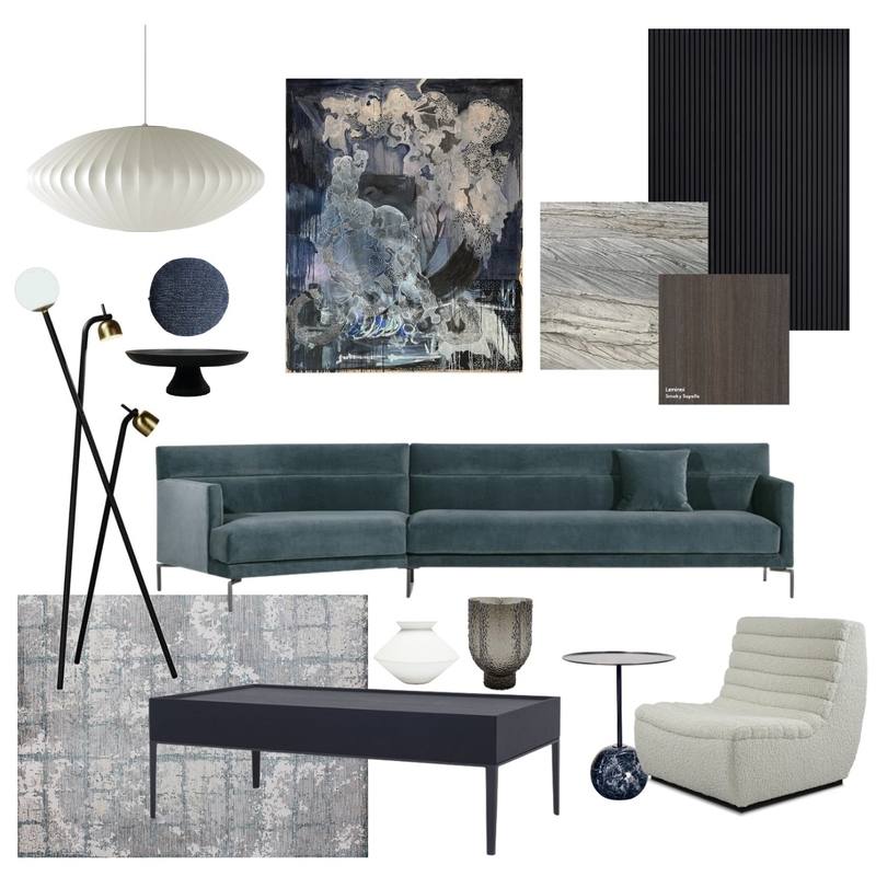 Contemporary Classic Living Room Mood Board by DKD on Style Sourcebook