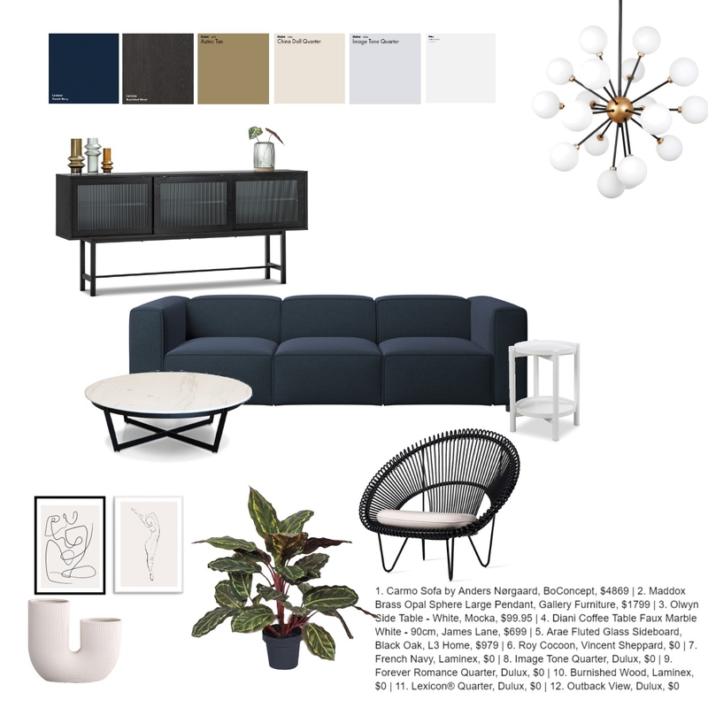 LIVING ROOM Mood Board by eliiyc23 on Style Sourcebook