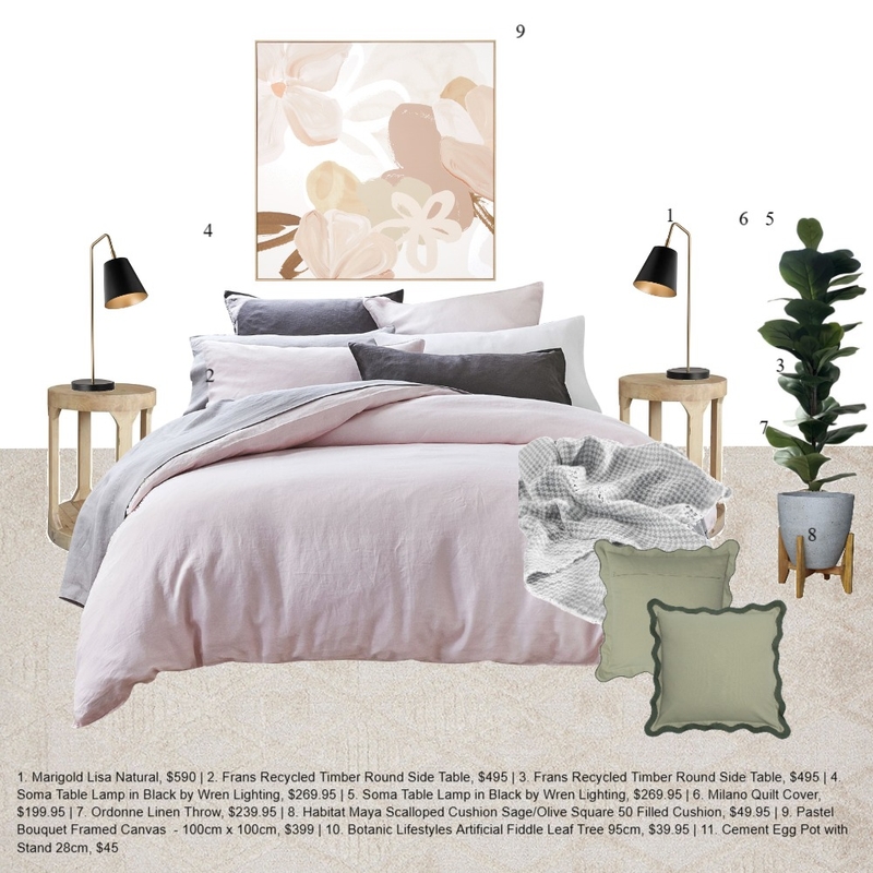 Guest Bed Mood Board by veronicapatel on Style Sourcebook