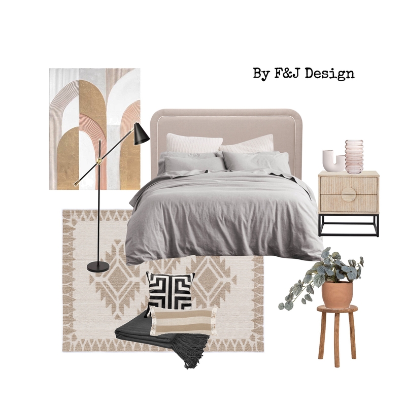 Module 12 Display Bedroom Mood Board by Feifei on Style Sourcebook