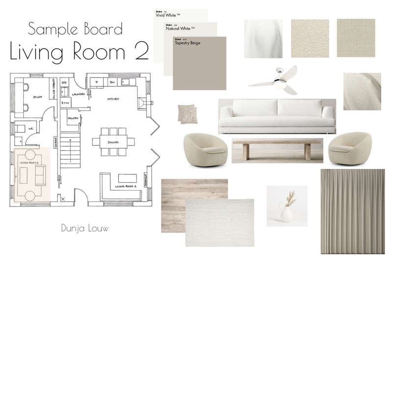 A9 - living room Mood Board by dunja_louw on Style Sourcebook