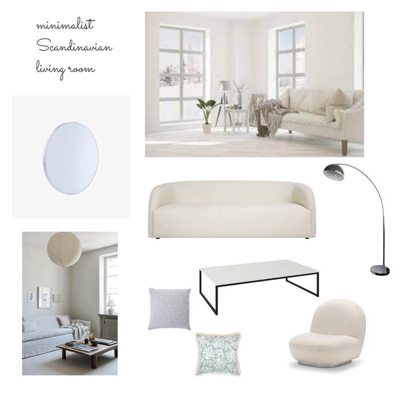 Minimalist Scandinavian Living Room Mood Board by SCG on Style Sourcebook