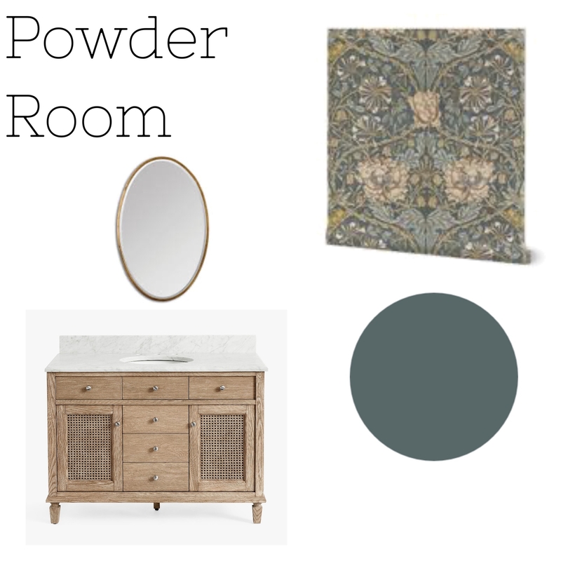 Bates House Powder Room Mood Board by LBInteriors on Style Sourcebook