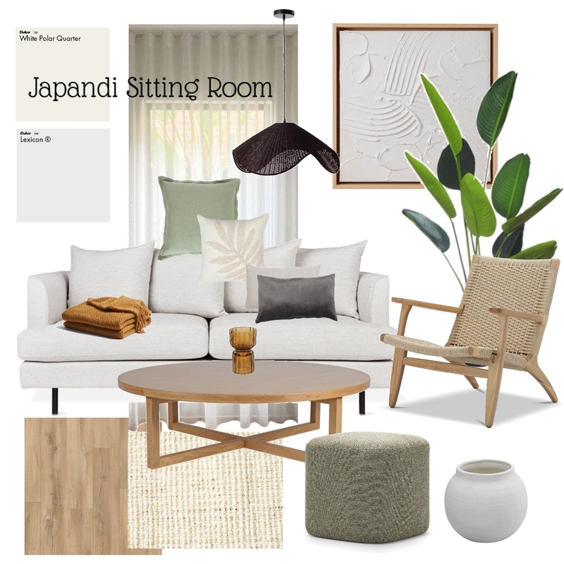 Japandi Sitting Room Mood Board by Teasha on Style Sourcebook