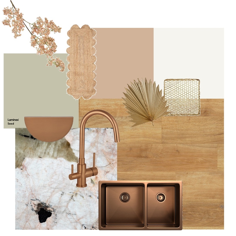 Earthy Blush Kitchen Mood Board by Uniqness Design on Style Sourcebook