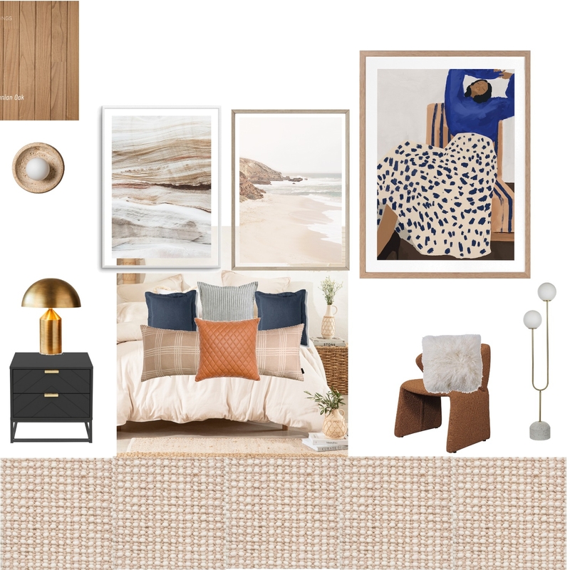 Calming Master Bedroom Mood Board by WabiSabi Co. on Style Sourcebook