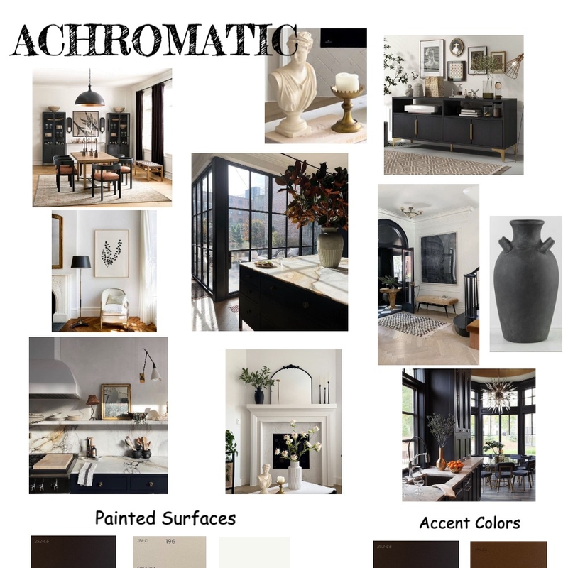 ACHROMATIC Mood Board by DMcAlister on Style Sourcebook