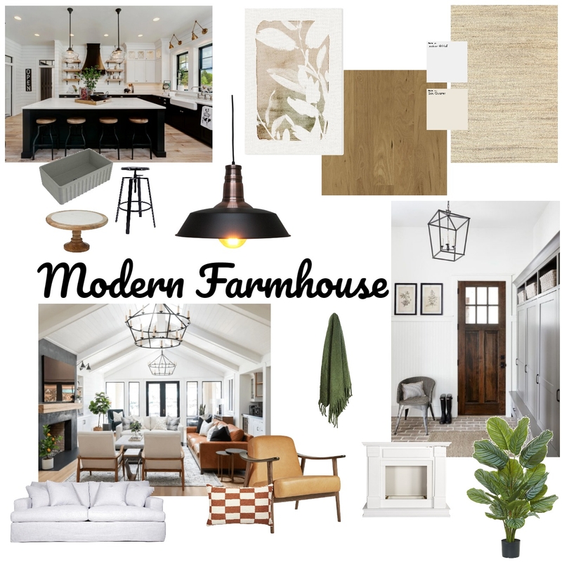 Modern Farmhouse Mood Board by stefaniecutrera on Style Sourcebook