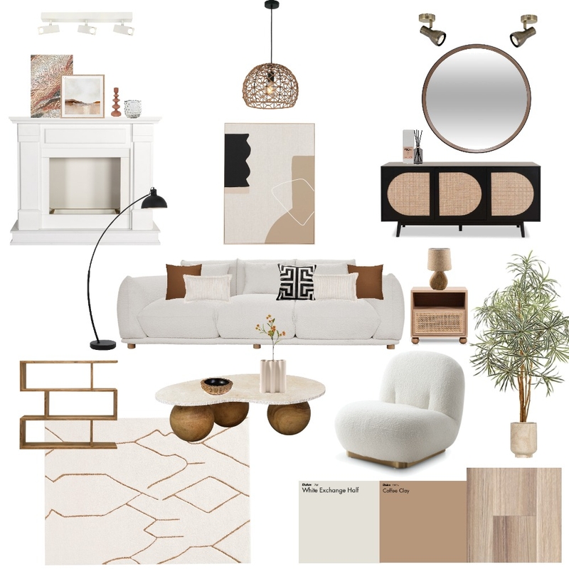 Japandi Living Moodboard Mood Board by Sofia on Style Sourcebook