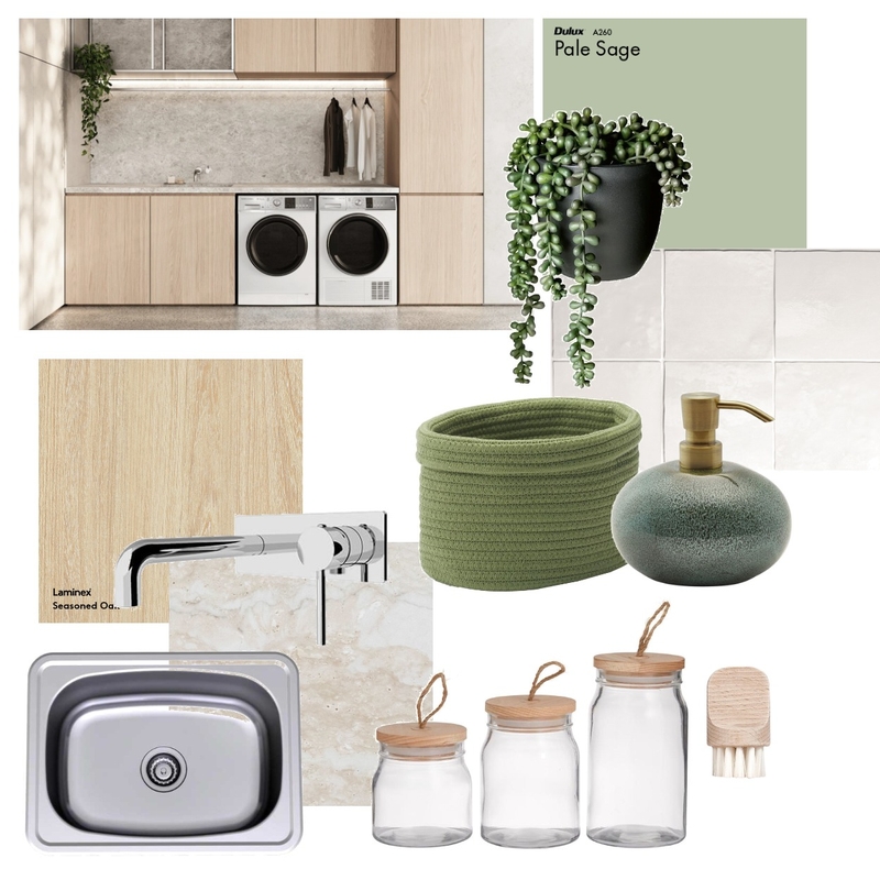 Laundry Mood Board by Swish Decorating on Style Sourcebook