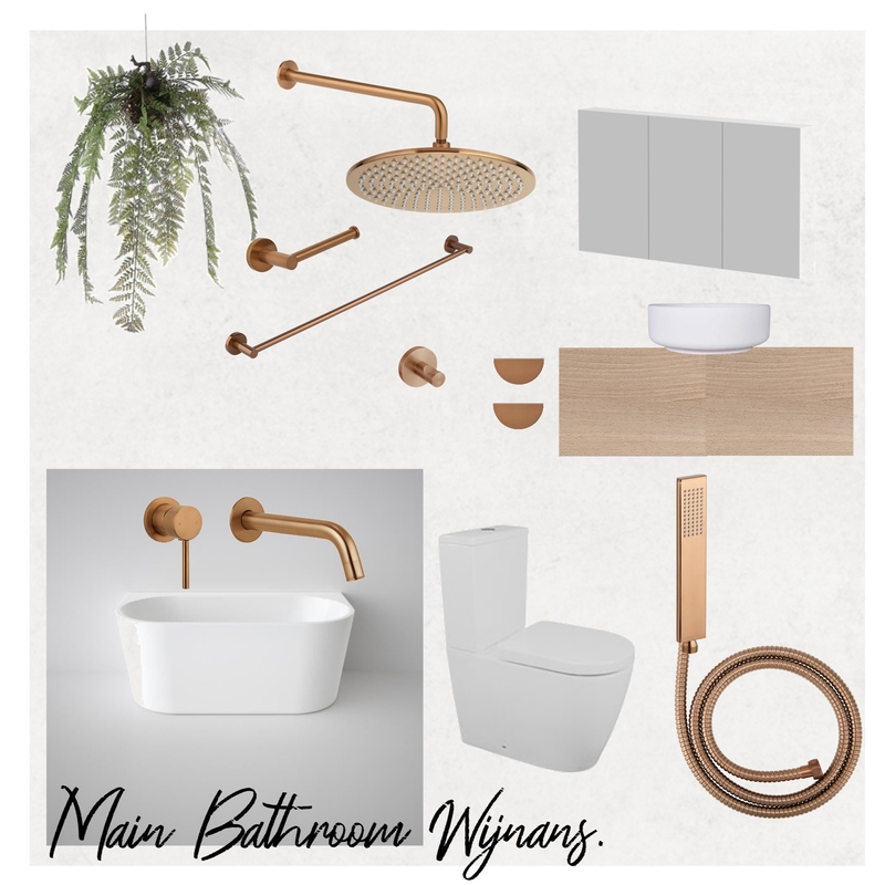 Main Bathroom Mood Board by Lisa Mearns Design on Style Sourcebook