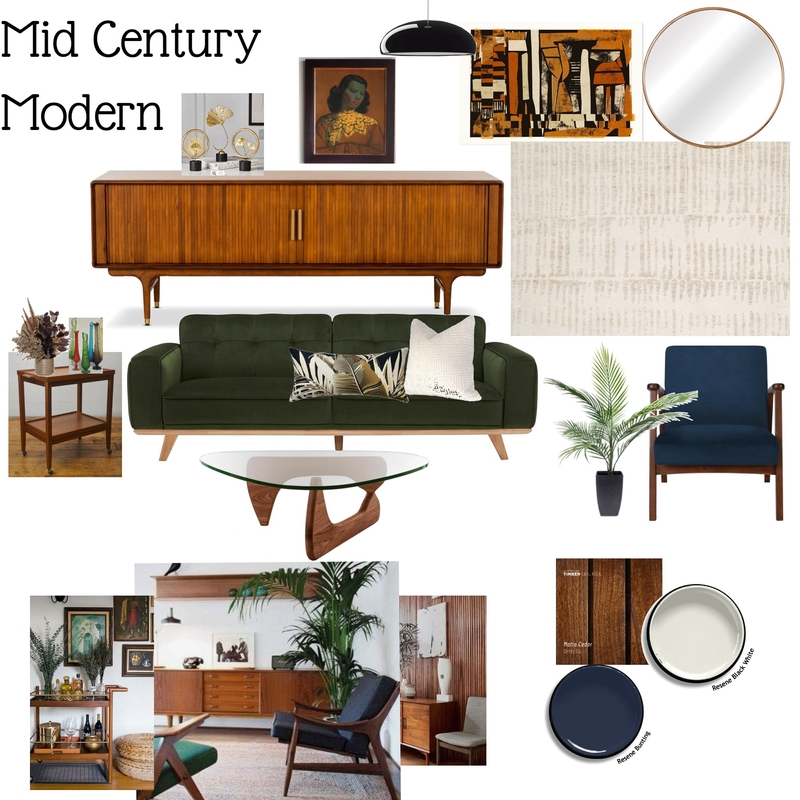 Mid Module Century Mood Board by Jacqui Freeman on Style Sourcebook