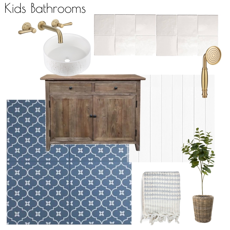 Clover Kids Bathroom Mood Board by CloverInteriors on Style Sourcebook