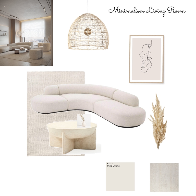 Minimalism Living Room Mood Board by imanidrummond on Style Sourcebook